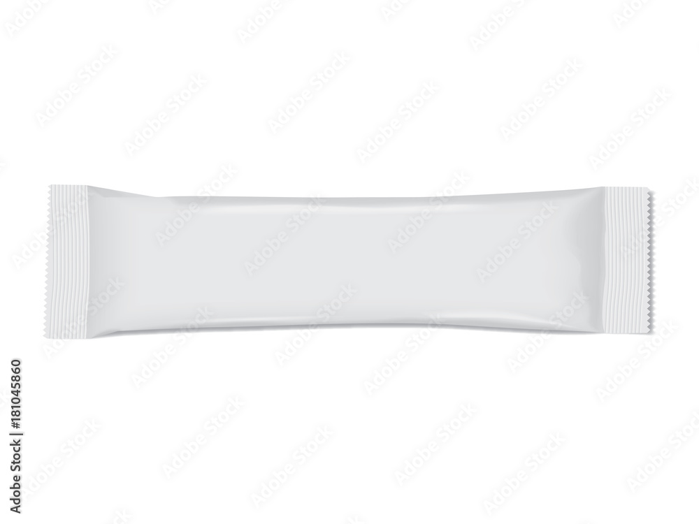Paper or plastic packaging mock up vector template Paper or plastic packaging mock up vector template