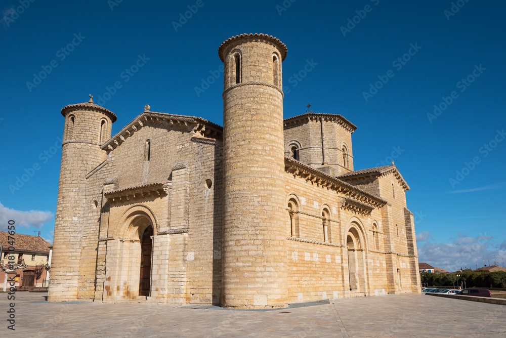 Famous romanesque church San Martin de Tours in Fromista, Palencia, Spain.