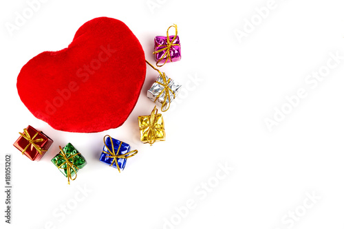 party decorations Gift Pack, isolated on white background.
