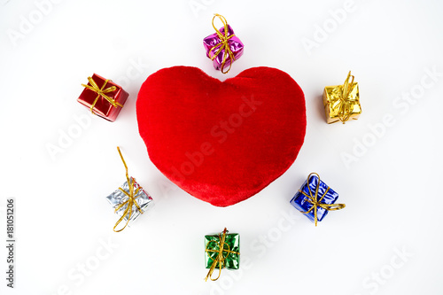 party decorations Gift Pack, isolated on white background.