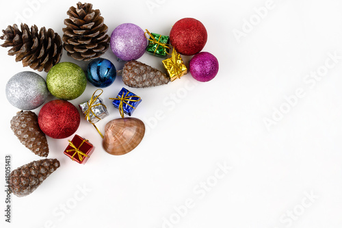 party decorations Gift Pack, isolated on white background.