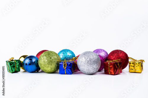 party decorations Gift Pack, isolated on white background.