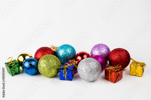 party decorations Gift Pack, isolated on white background.