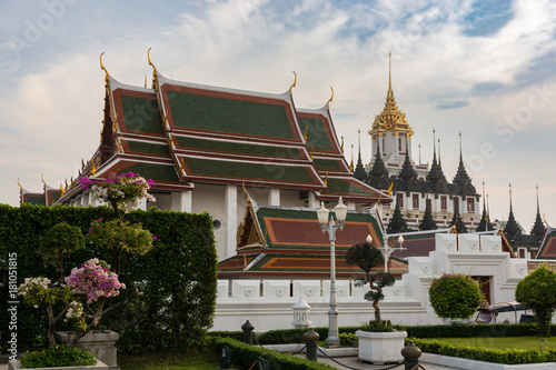 One of the many temples in Bangkok, Thailand
