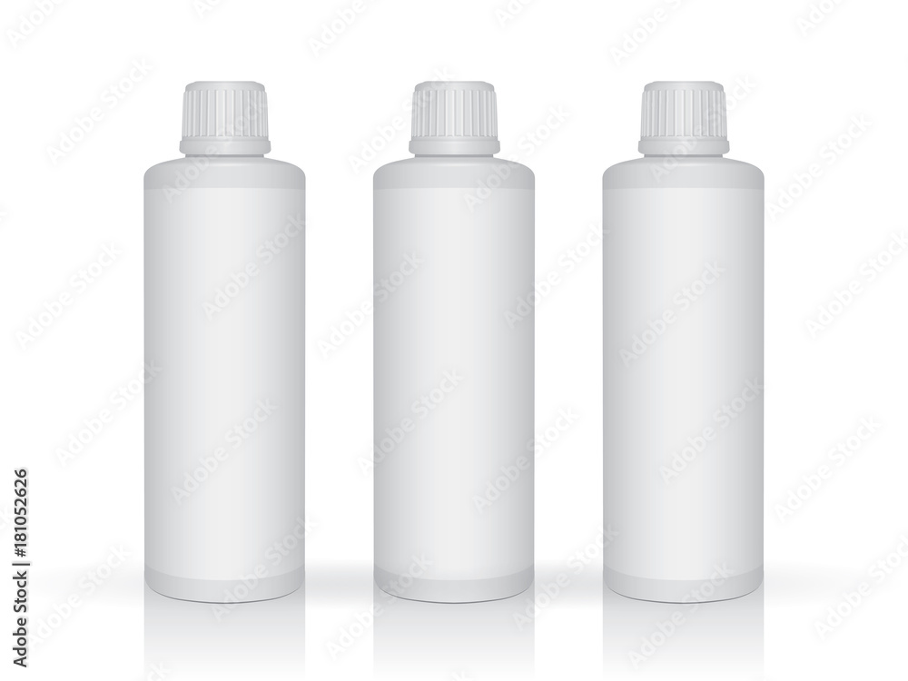 plastic bottle is easy to change colors mock up vector template plastic bottle is easy to change colors mock up vector template