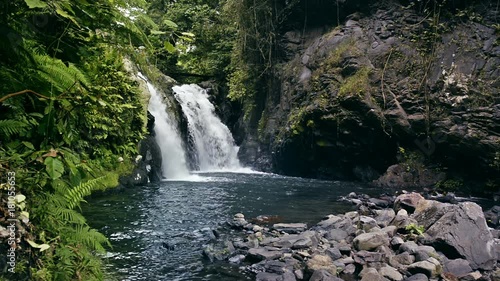 Aling aling waterfall at Indonesia Bali. photo