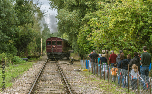 Mid Norfolk Railway Steam Train at Wymondham Abbey Station photo