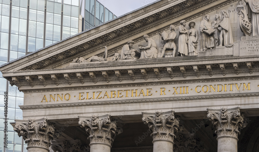 Architectural detail in the City of London