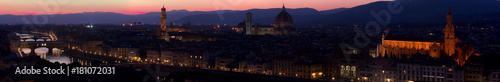 Panorama di Firenze al tramonto © Darek i Ania