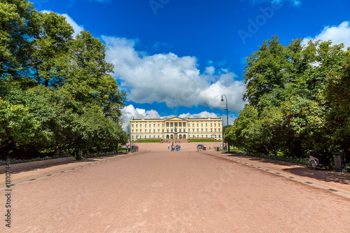 Royal Palace  in Oslo  Norway