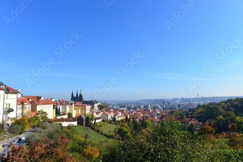 Blick vom Petřín/Laurenziberg auf Prag