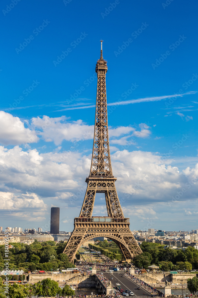 Fototapeta premium Eiffel Tower in Paris, France