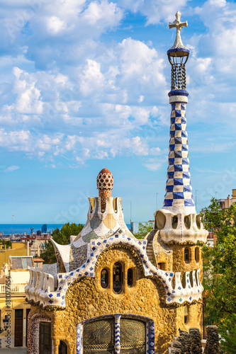 Photography Park Guell in Barcelona, Spain
