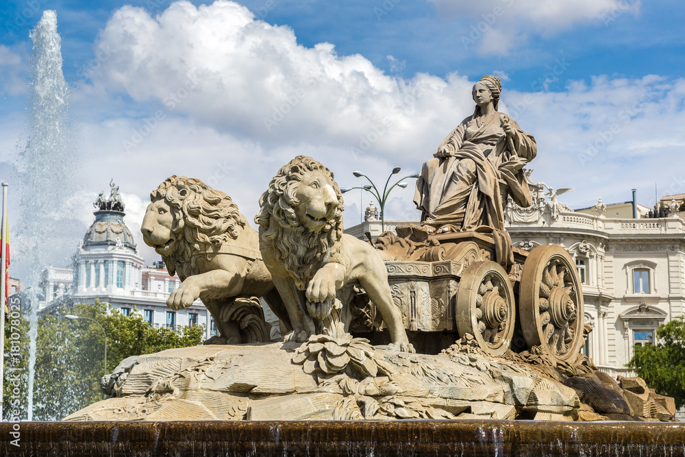Obraz premium Cibeles fountain in Madrid