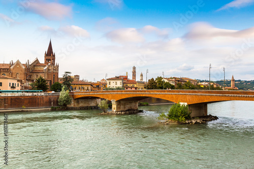 Cityscape of Verona, Italy