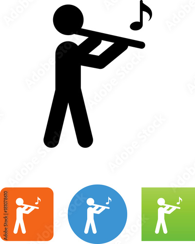 Flute Player Icon