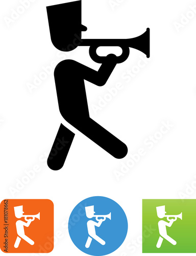 Marching Trumpet Player Icon