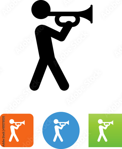 Trumpet Player Icon