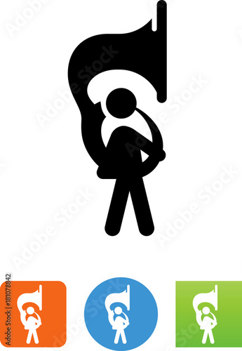 Tuba Player Icon