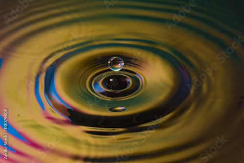 colored water droplet close up composition photography