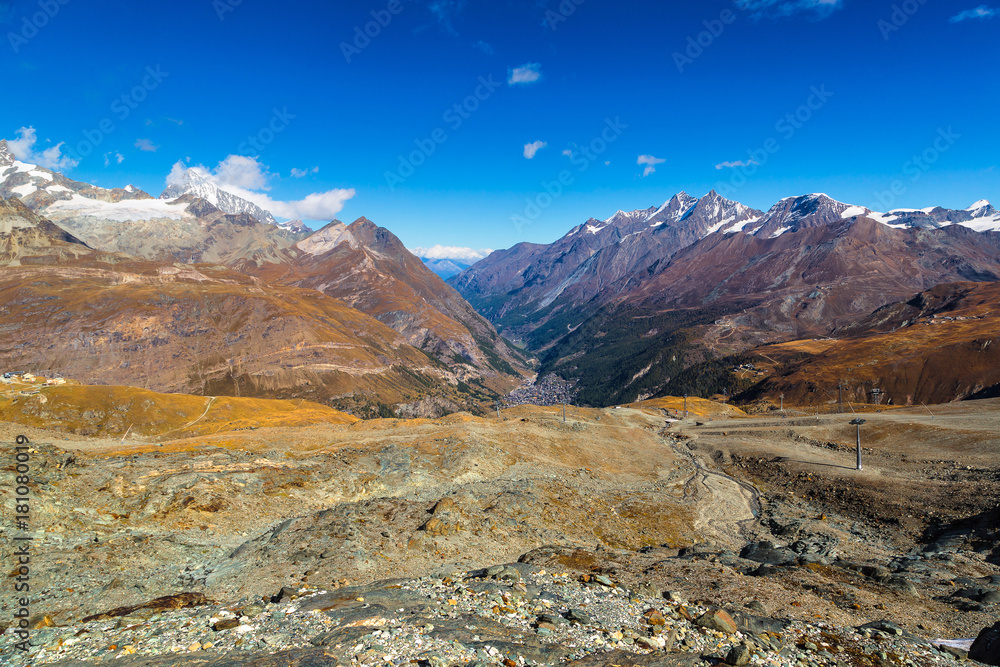 Alps mountain landscape in Swiss