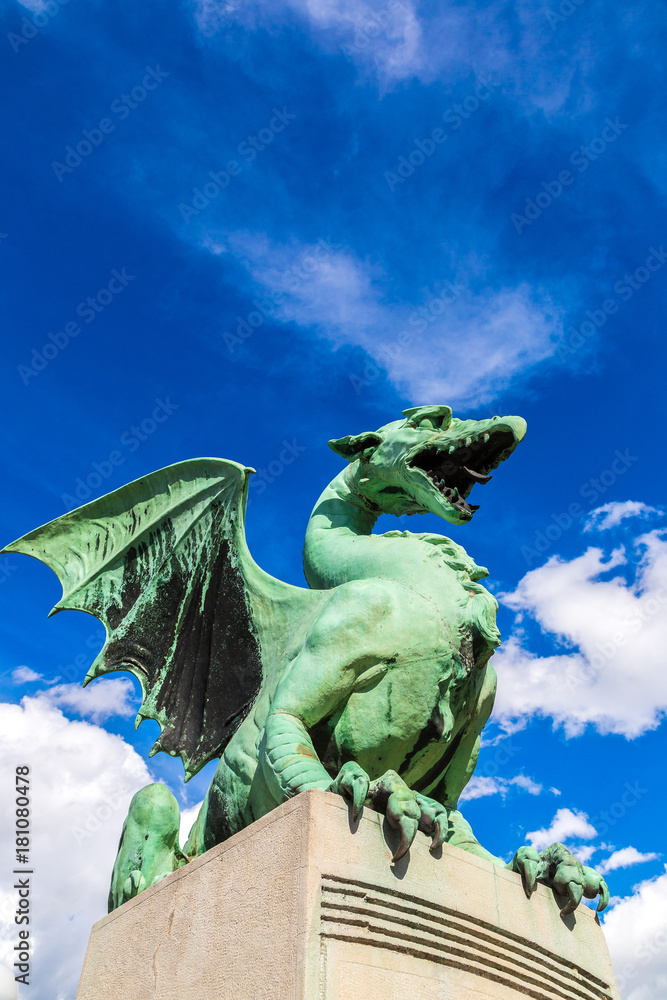 Dragon bridge in Ljubljana
