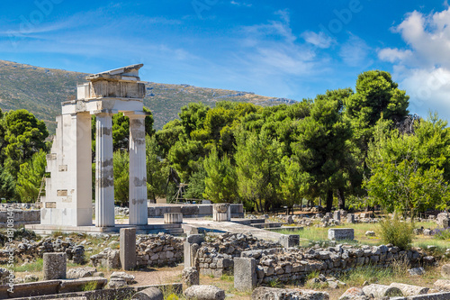 Ruins in Epidavros, Greece photo