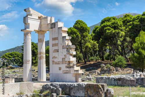 Ruins in Epidavros, Greece photo