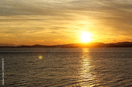 Sunset over victoiria