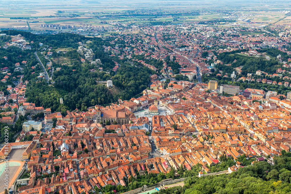 Panoramic view of Brasov