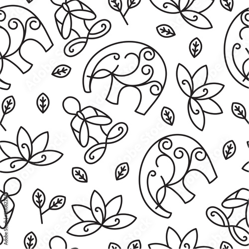 Zen Meditation Mandala w Design Symbol Concept