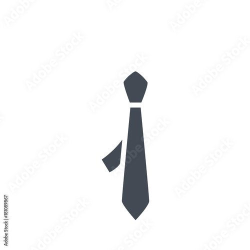 Photographie Office silhouette icon necktie tie