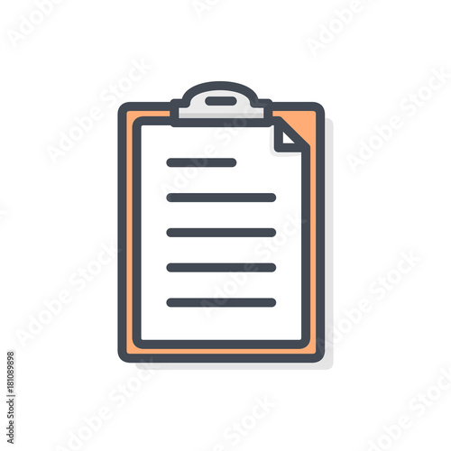 Office colored icon file folder document