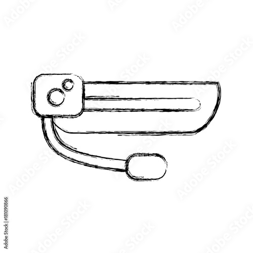 figure 3d glasses technology object to entertainment