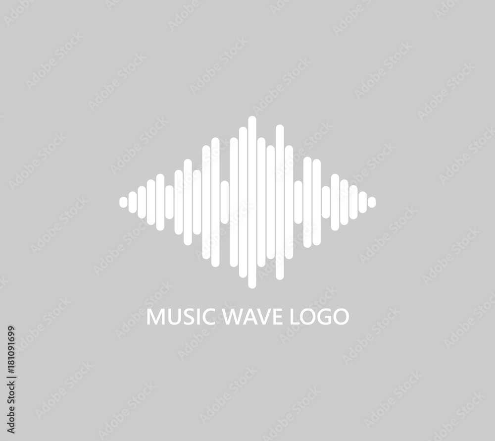 Music wave logo