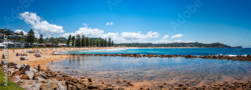 Fototapeta Naklejka Na Ścianę i Meble -  Avoca Beach Panorama, Central Coast, Australia