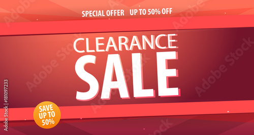 Sale banner or Flyer design with gifts. Discount background for the online store, shop, promotional leaflet, poster, banner. Vector illustration.