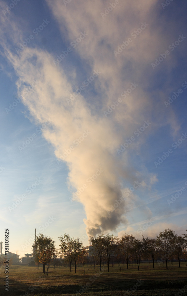 Heavy industrial pollution, environment problem Heavy industrial pollution, environment problem