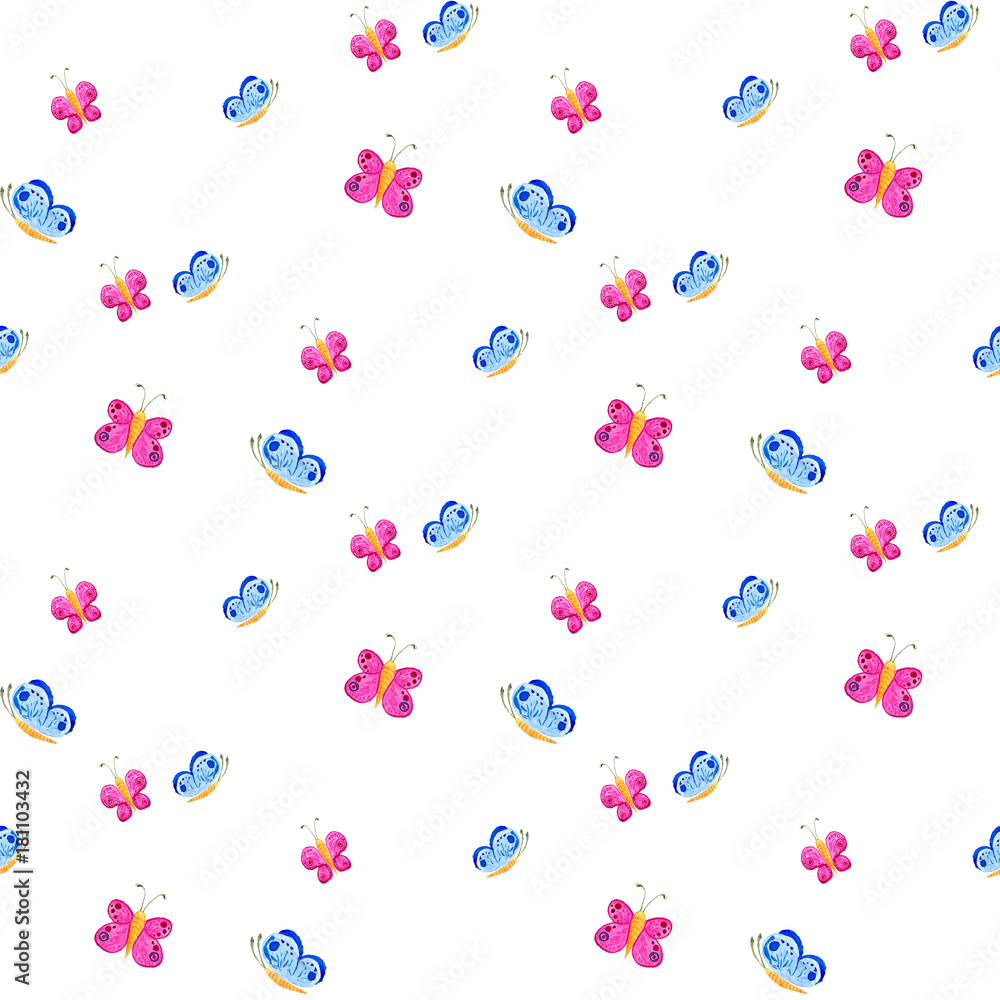 Seamless with butterflies Seamless with butterflies