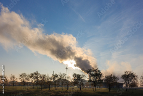 Heavy industrial pollution, environment problem