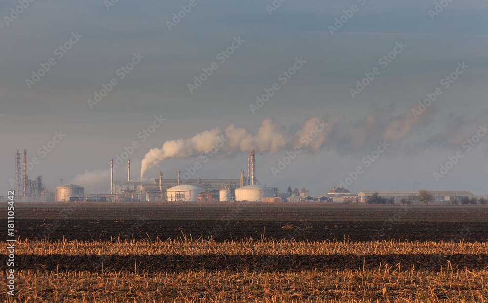 Heavy industrial pollution, environment problem Heavy industrial pollution, environment problem
