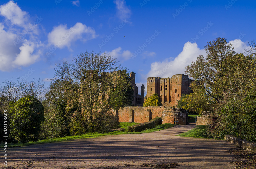 Fototapeta premium kenilworth castle warwickshire england uk