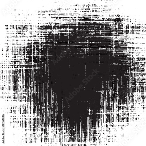 vintage effect with noise and grain. banner black stain paint brush. poster black spot abstract. dark dirty dust. background pattern for design. monochrome grunge texture template. eps10 illustration.