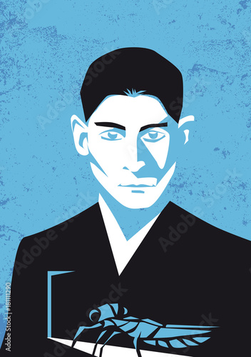 illustration of Franz Kafka