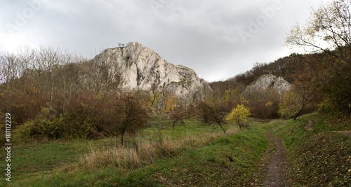 Martinka rock in Palava hills in South Moravia in the Czech Republic photo