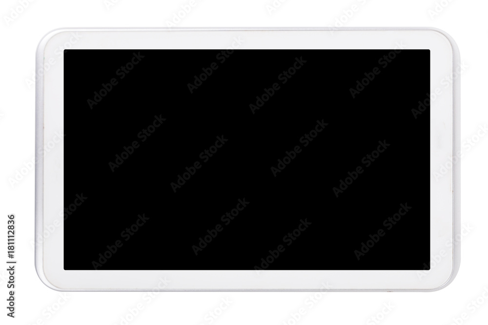White digital tablet