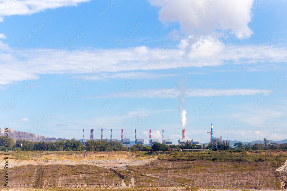 Heavy industrial coal powered electricity plant Heavy industrial coal powered electricity plant