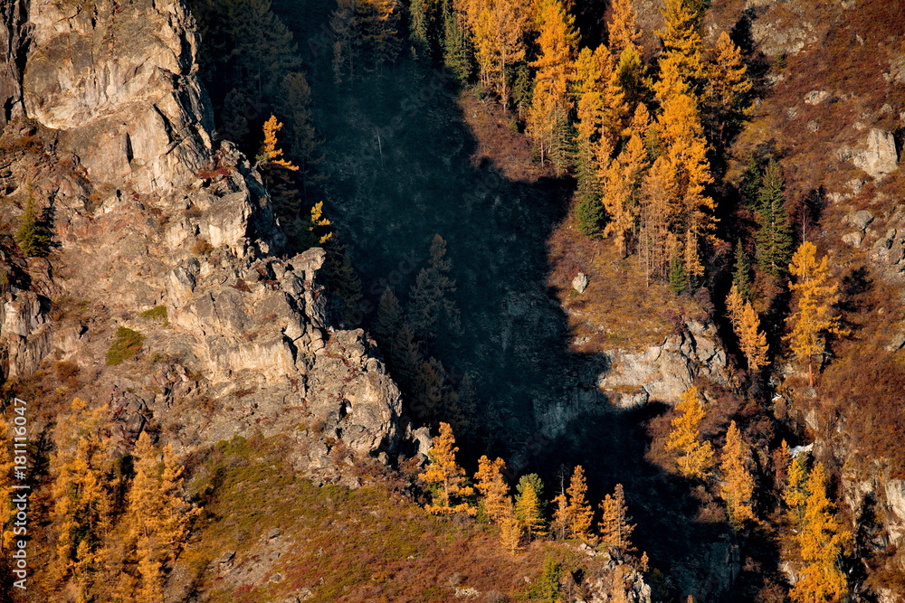 Russia. Siberia, Autumn in the Altai Mountains Russia. Siberia, Autumn in the Altai Mountains