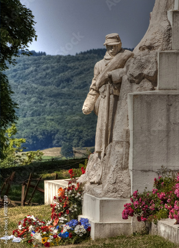 Billede på lærred Monument aux Morts de la butte de Vauquois, Meuse, France