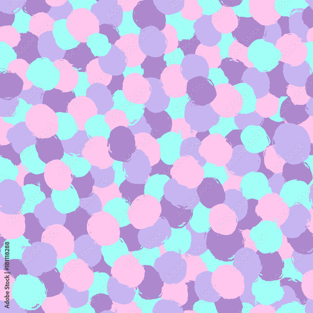 Different colour paint drops background. Abstract trendy vector hand drawn seamless pattern. Different colour paint drops background. Abstract trendy vector hand drawn seamless pattern.
